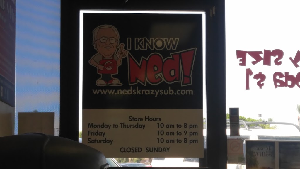 Neds Krazy Sub | 1356 S Gilbert Rd STE B1, Mesa, AZ 85204, USA | Phone: (480) 898-8894