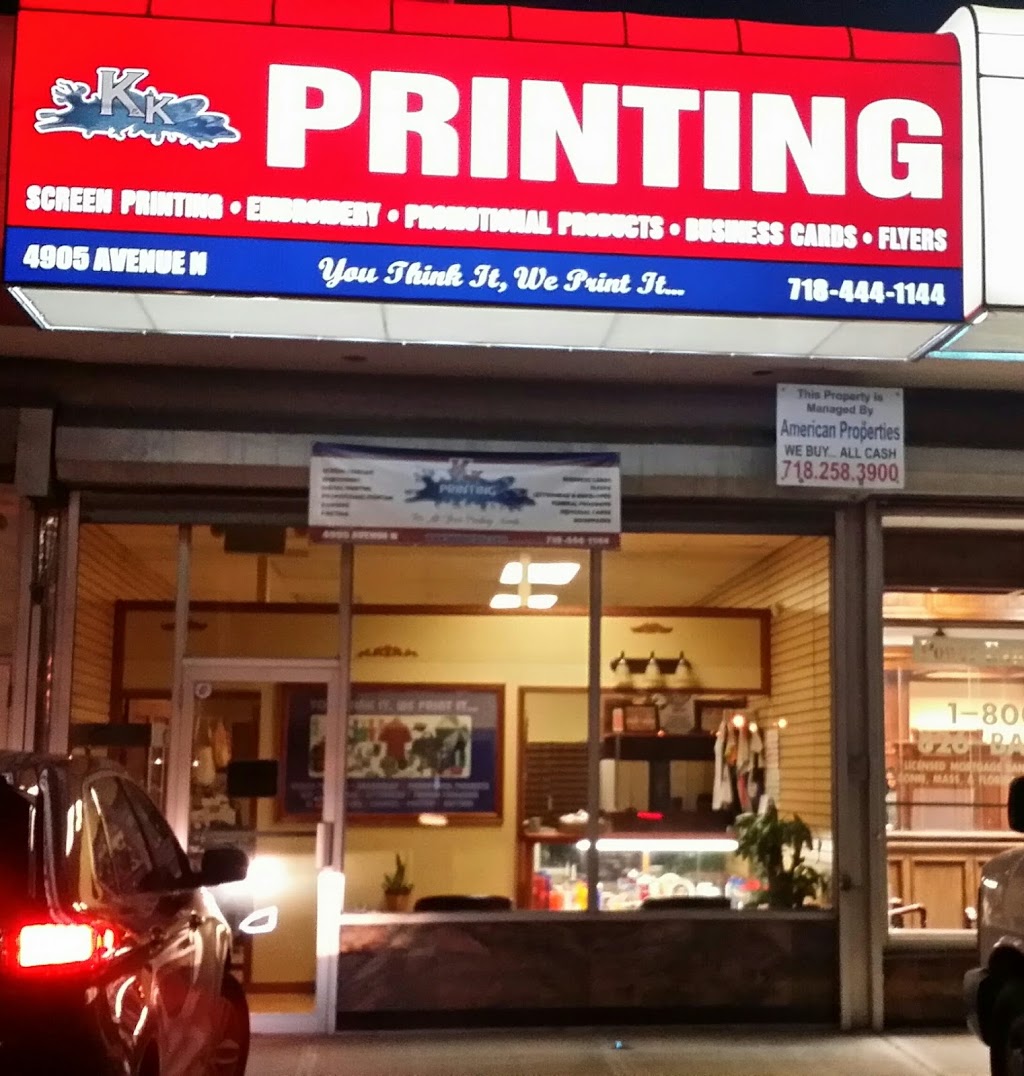 K K Printing | 4905 Avenue N, Brooklyn, NY 11234, USA | Phone: (718) 444-1144