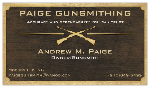 Paige Gunsmithing | 3365 US-158, Mocksville, NC 27028, USA | Phone: (910) 849-5499