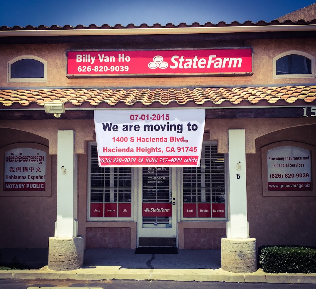 Billy Van Ho - State Farm Insurance Agent | 1400 S Hacienda Blvd, Hacienda Heights, CA 91745 | Phone: (626) 820-9039