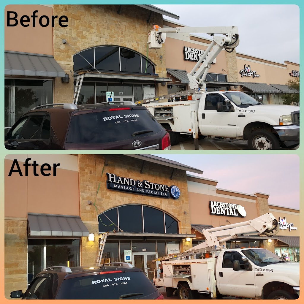 Royal Signs & Awnings | 337 N Briery Rd, Irving, TX 75061 | Phone: (469) 879-5786