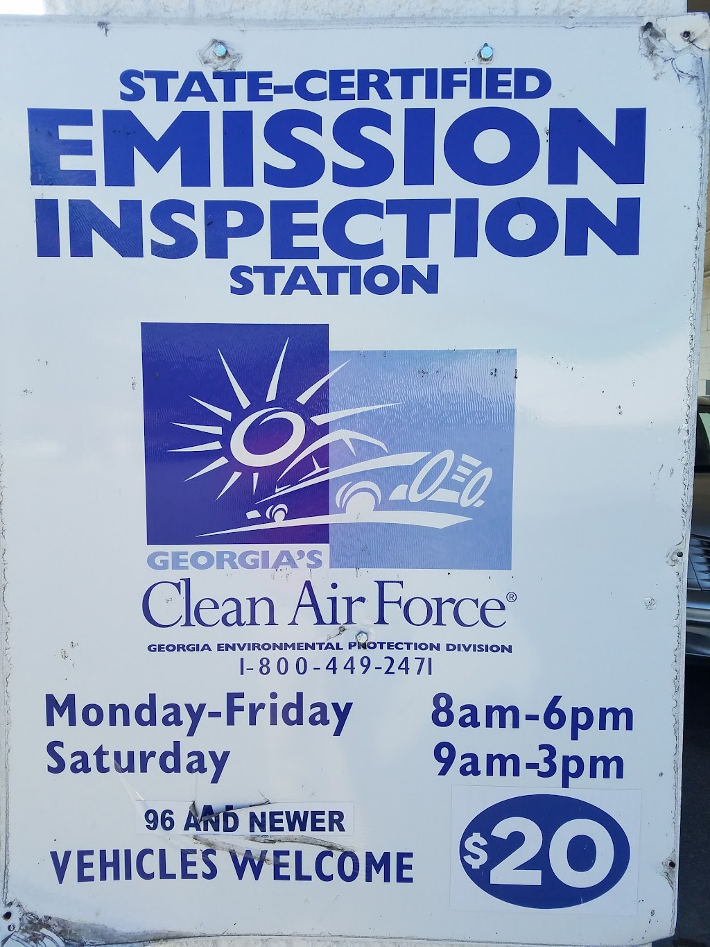 Auto Emissions Express | 1215 GA-34, Newnan, GA 30265, USA | Phone: (770) 251-8500