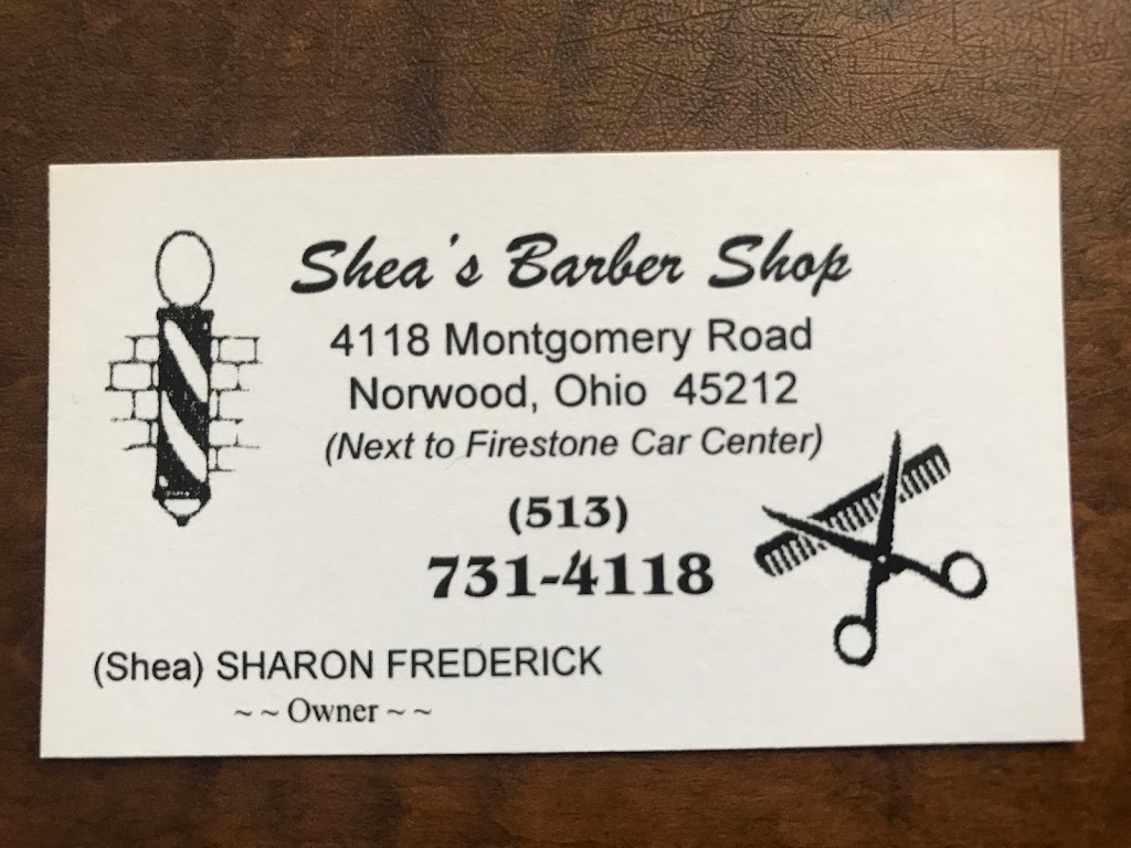 Barber Shop Sheas | 4118 Montgomery Rd, Cincinnati, OH 45212, USA | Phone: (513) 731-4118