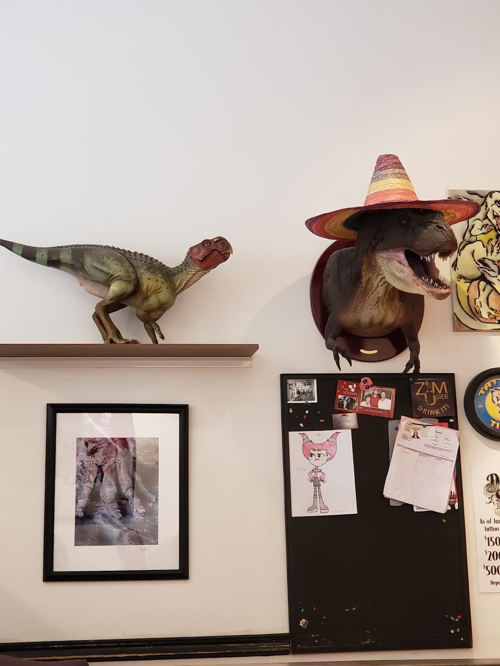 Dinosaur Studio Tattoo & Art Gallery | 116 S Genesee St, Waukegan, IL 60085, USA | Phone: (847) 599-8286