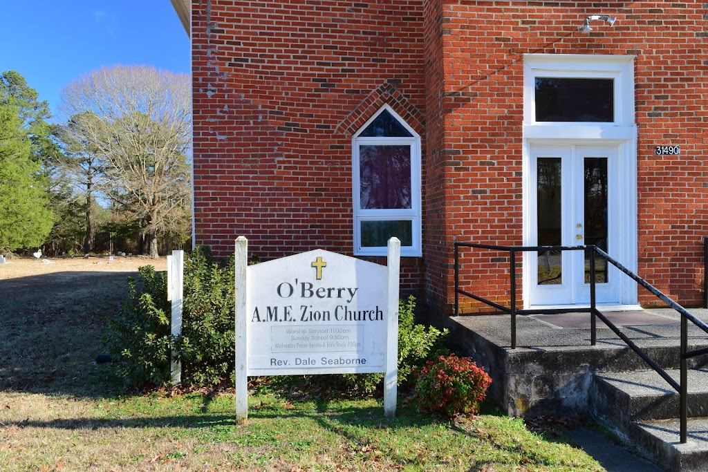 OBerry A.M.E. Zion Church | 31490 Oberry Church Rd, Franklin, VA 23851, USA | Phone: (757) 569-0006