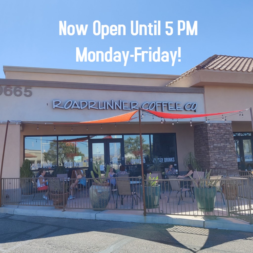 Roadrunner Coffee Co. | 9665 N Thornydale Rd, Tucson, AZ 85742, USA | Phone: (520) 579-7011