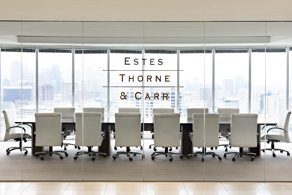 Estes Thorne & Carr PLLC | 3811 Turtle Creek Blvd #2000, Dallas, TX 75219, USA | Phone: (214) 599-4000