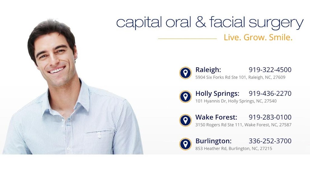 Capital Oral & Facial Surgery @Holly Springs | 101 Hyannis Dr, Holly Springs, NC 27540, USA | Phone: (919) 436-2270