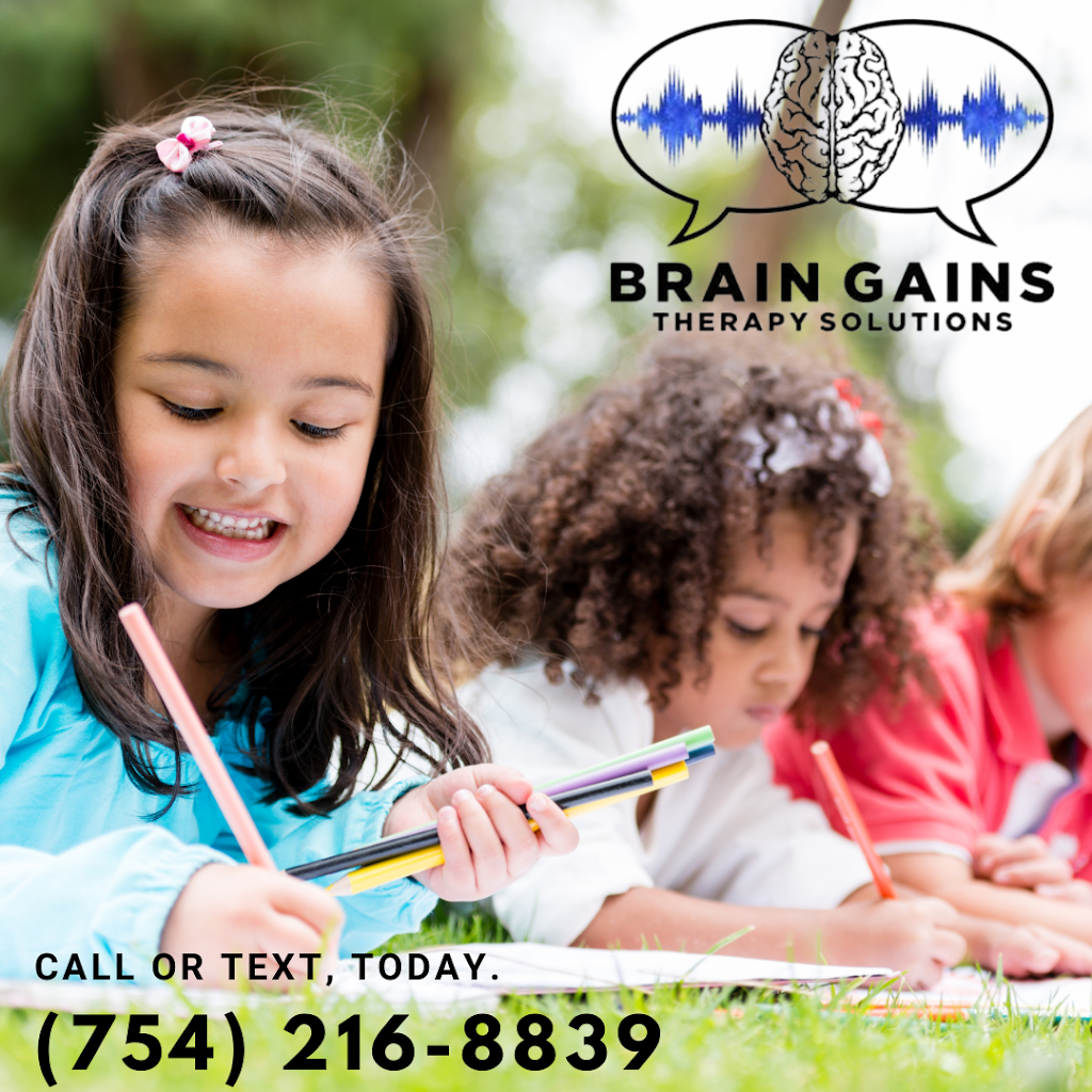 Brain Gains Therapy Solutions, LLC | 11120 NW 10th Pl, Coral Springs, FL 33071, USA | Phone: (754) 216-8839