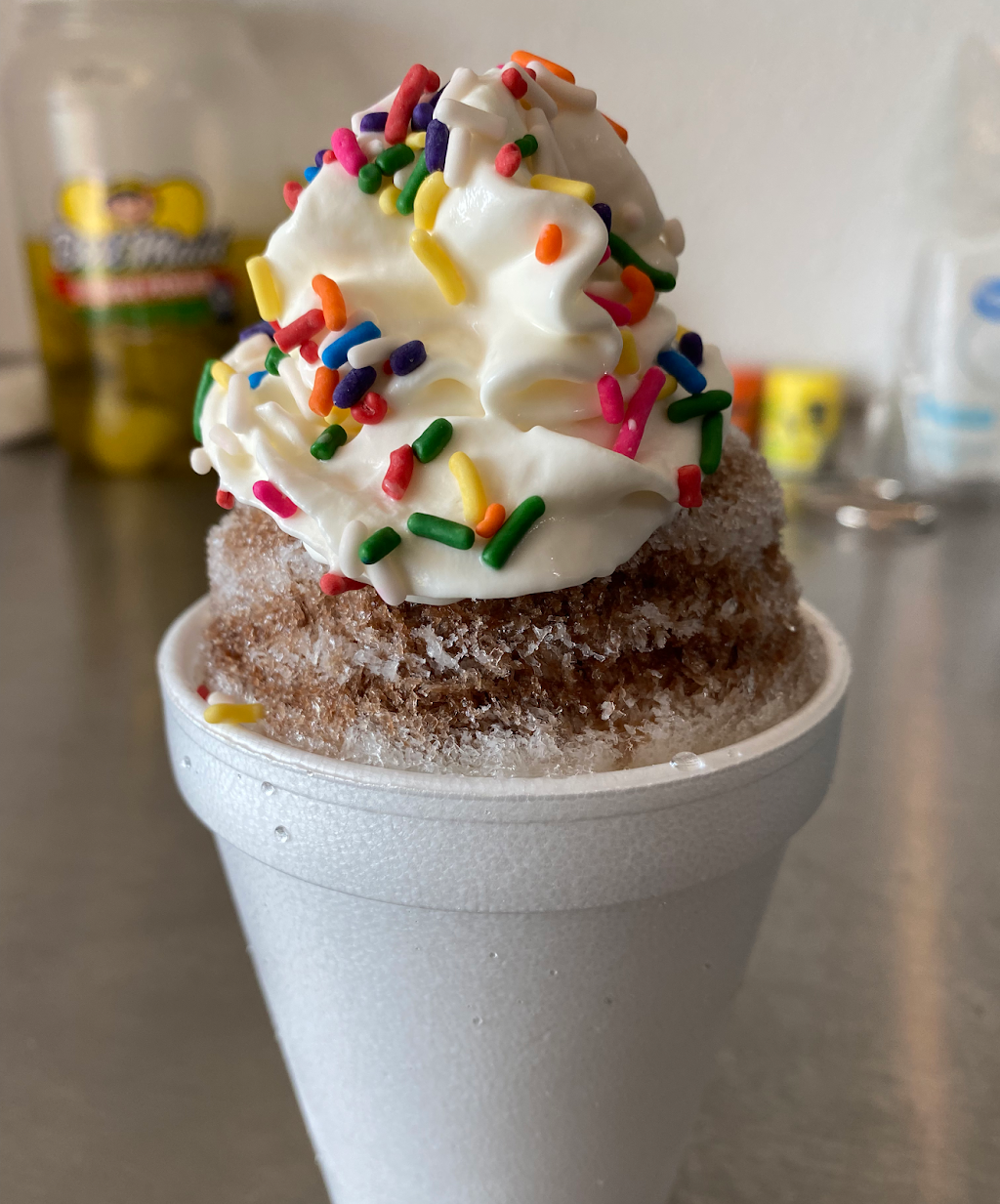 Wintry Mix Shaved Ice Shop | 3420 Roberts Cut Off Rd, Fort Worth, TX 76114, USA | Phone: (682) 707-2903