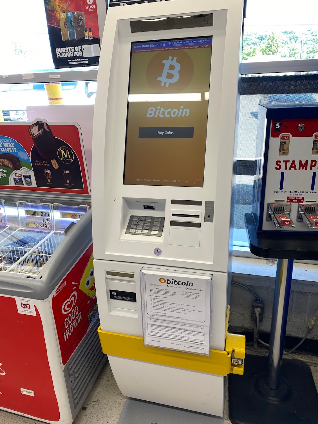 American Crypto Bitcoin ATM | 128 E Main St, Evans City, PA 16033, USA | Phone: (240) 406-7145