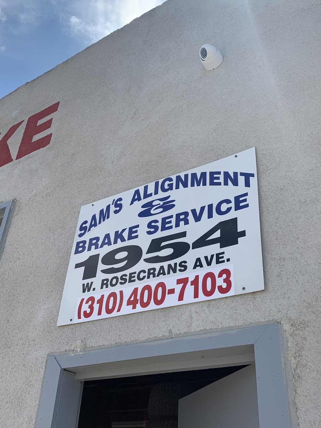 Sams Alignment, Brakes & Tires | 1954 Rosecrans Ave, Gardena, CA 90249, USA | Phone: (310) 925-0793