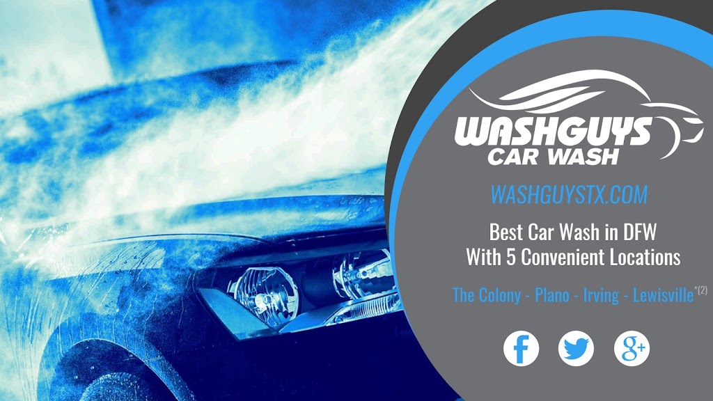 WashGuys Car Wash | 4173 Main St, The Colony, TX 75056, USA | Phone: (972) 433-7023