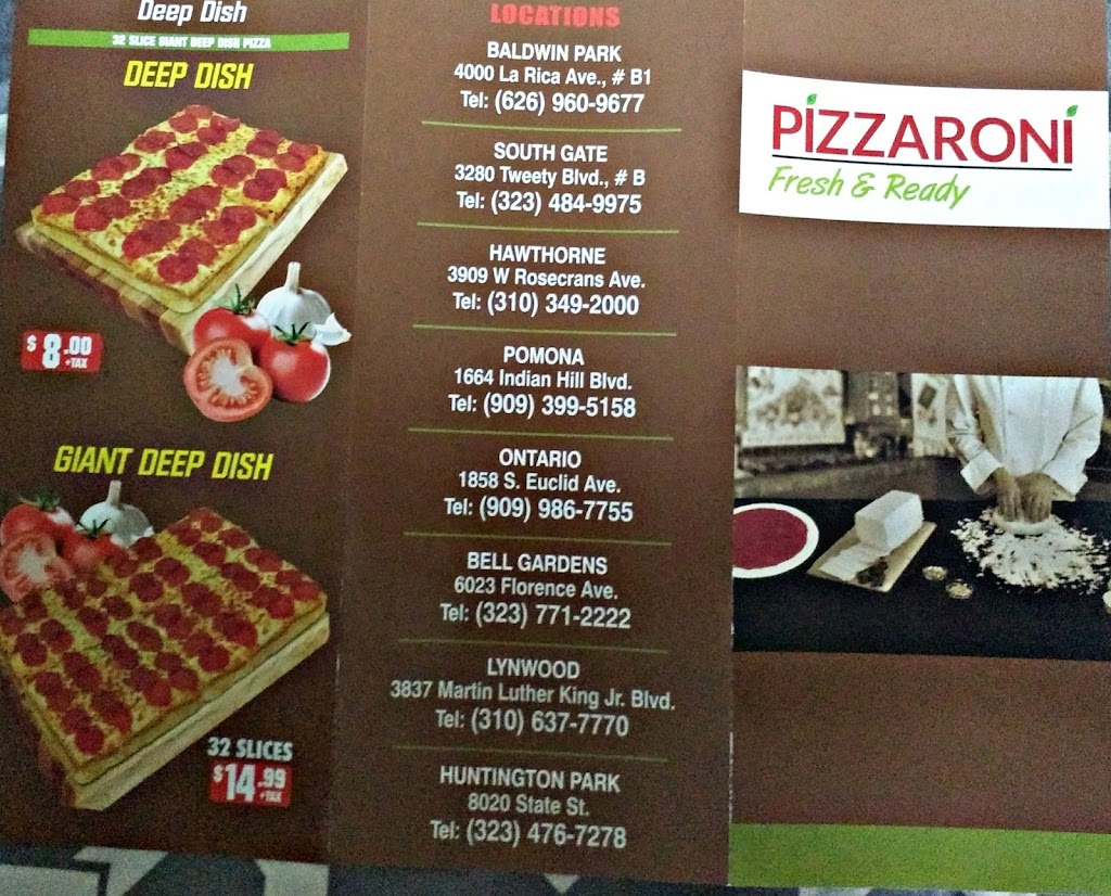 Pizzaroni Pizza - Huntington Park, CA | 8020 State St, Huntington Park, CA 90255, USA | Phone: (323) 476-7278