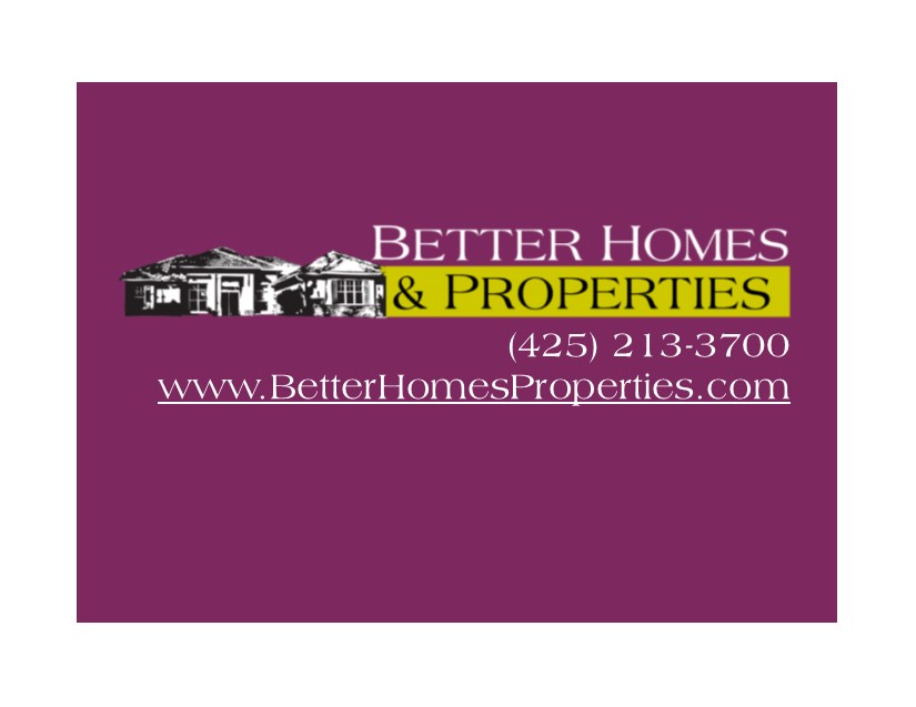 Better Homes Properties | Everett, WA 98203, USA | Phone: (425) 213-3700