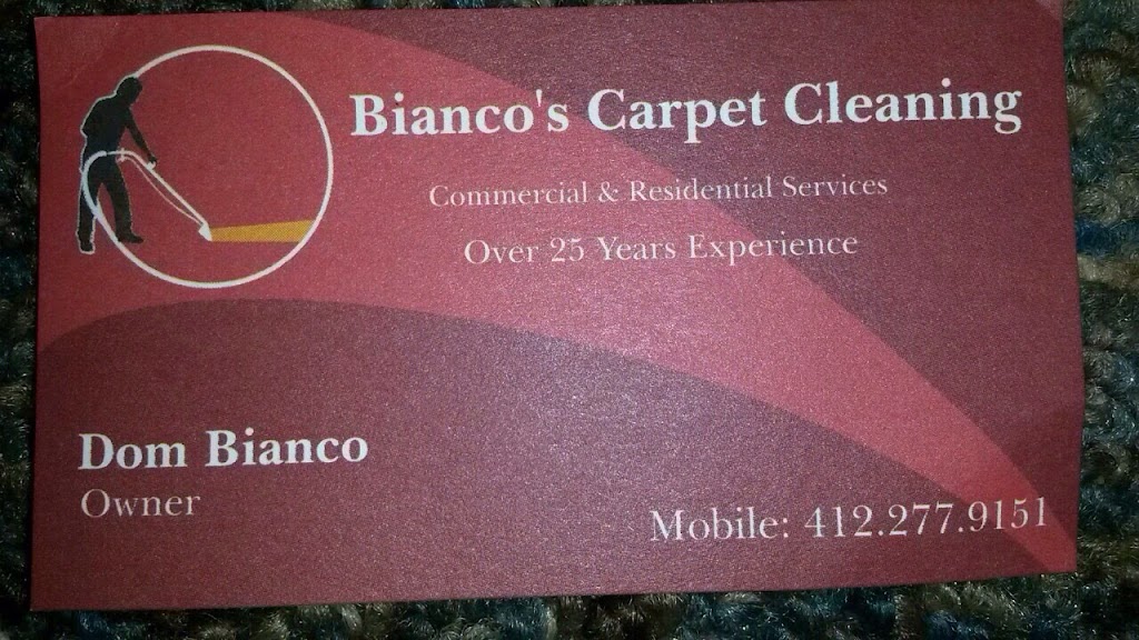 Bianco carpet cleaning | 138 State St, Wilmerding, PA 15148, USA | Phone: (412) 277-9151