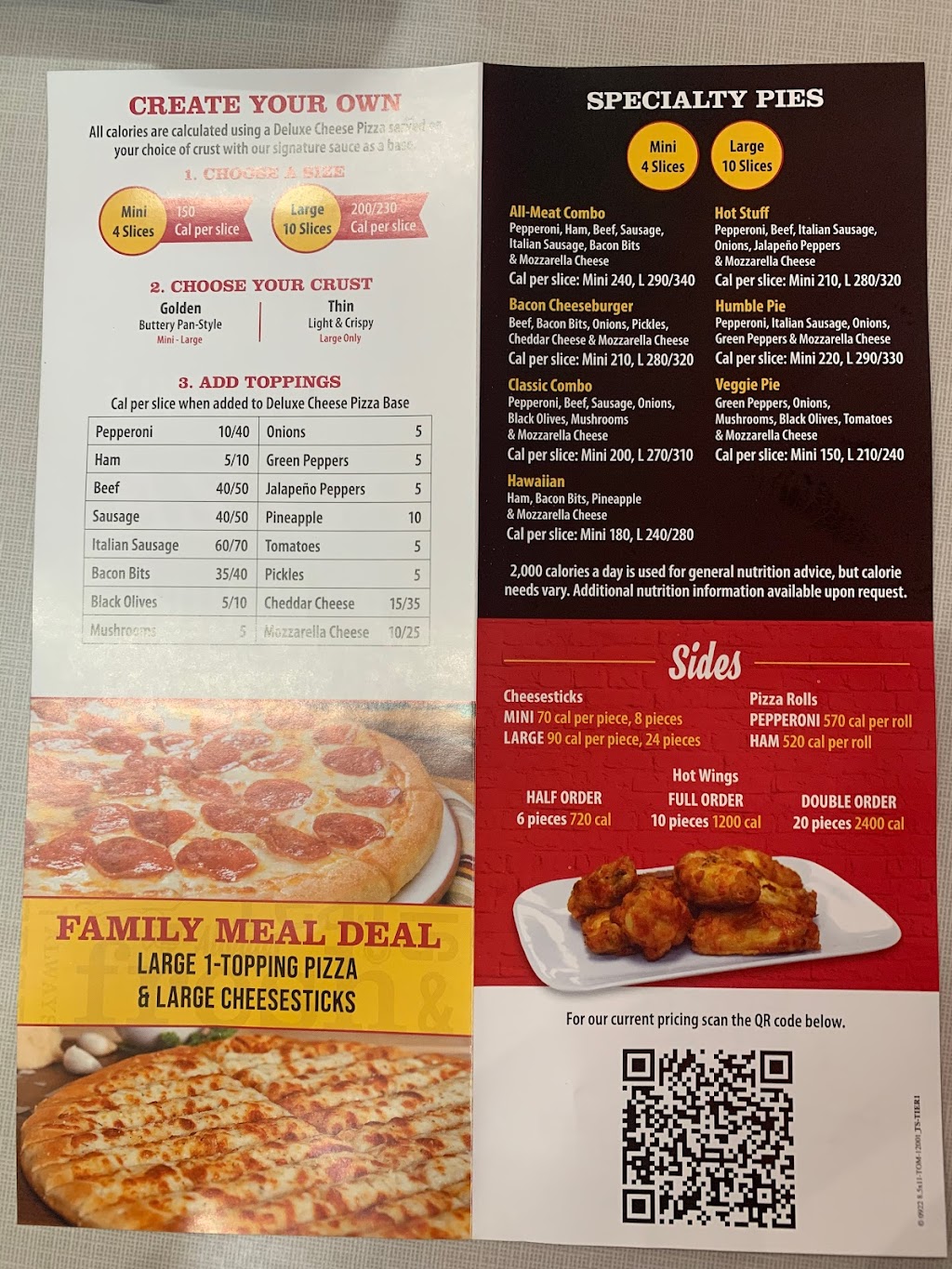 Godfathers Pizza Express | 17110 Brandy Branch Rd, Jacksonville, FL 32234, USA | Phone: (904) 380-6191