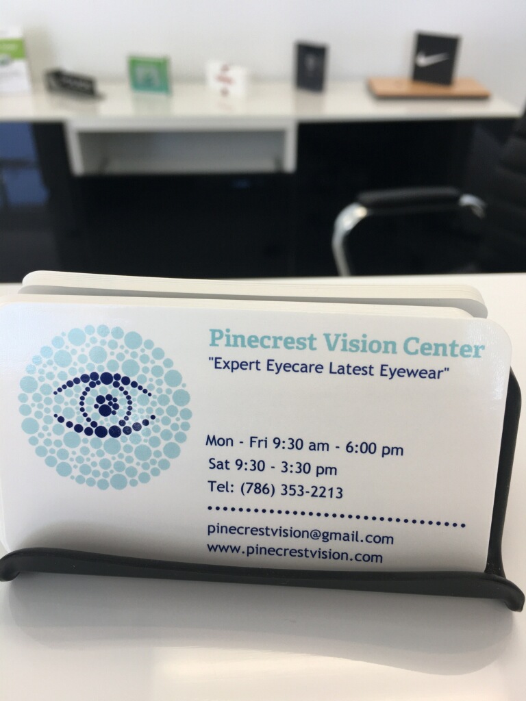 Pinecrest Vision Center | 7880 SW 104th St a106, Miami, FL 33156 | Phone: (786) 353-2213