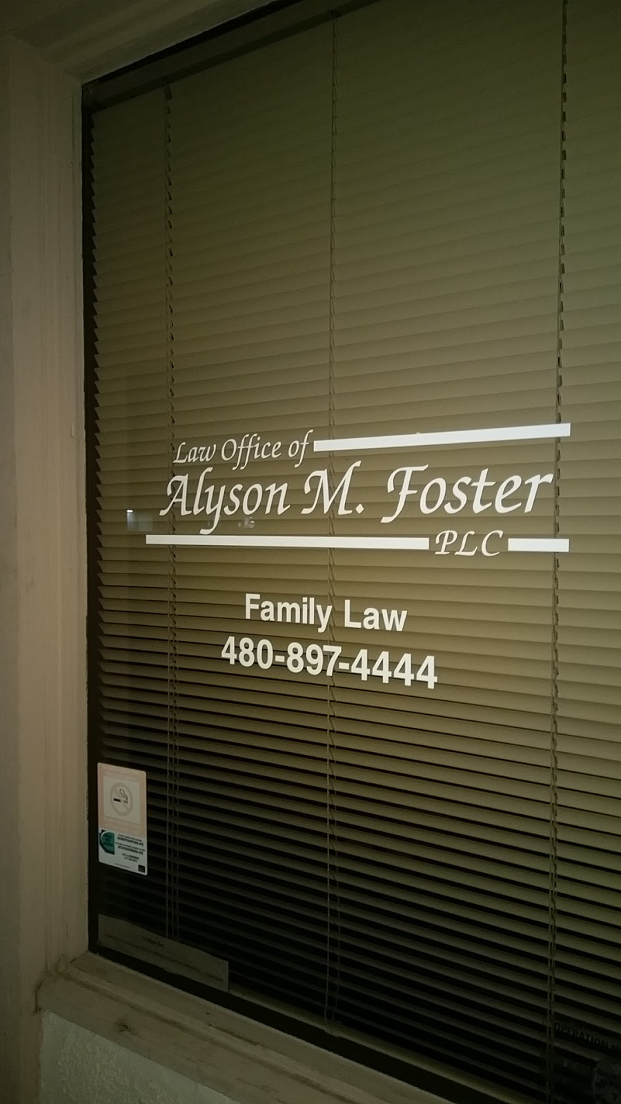 Law Office of Alyson M Foster PLC | 700 E Baseline Rd ste d-2, Tempe, AZ 85283, USA | Phone: (480) 897-4444