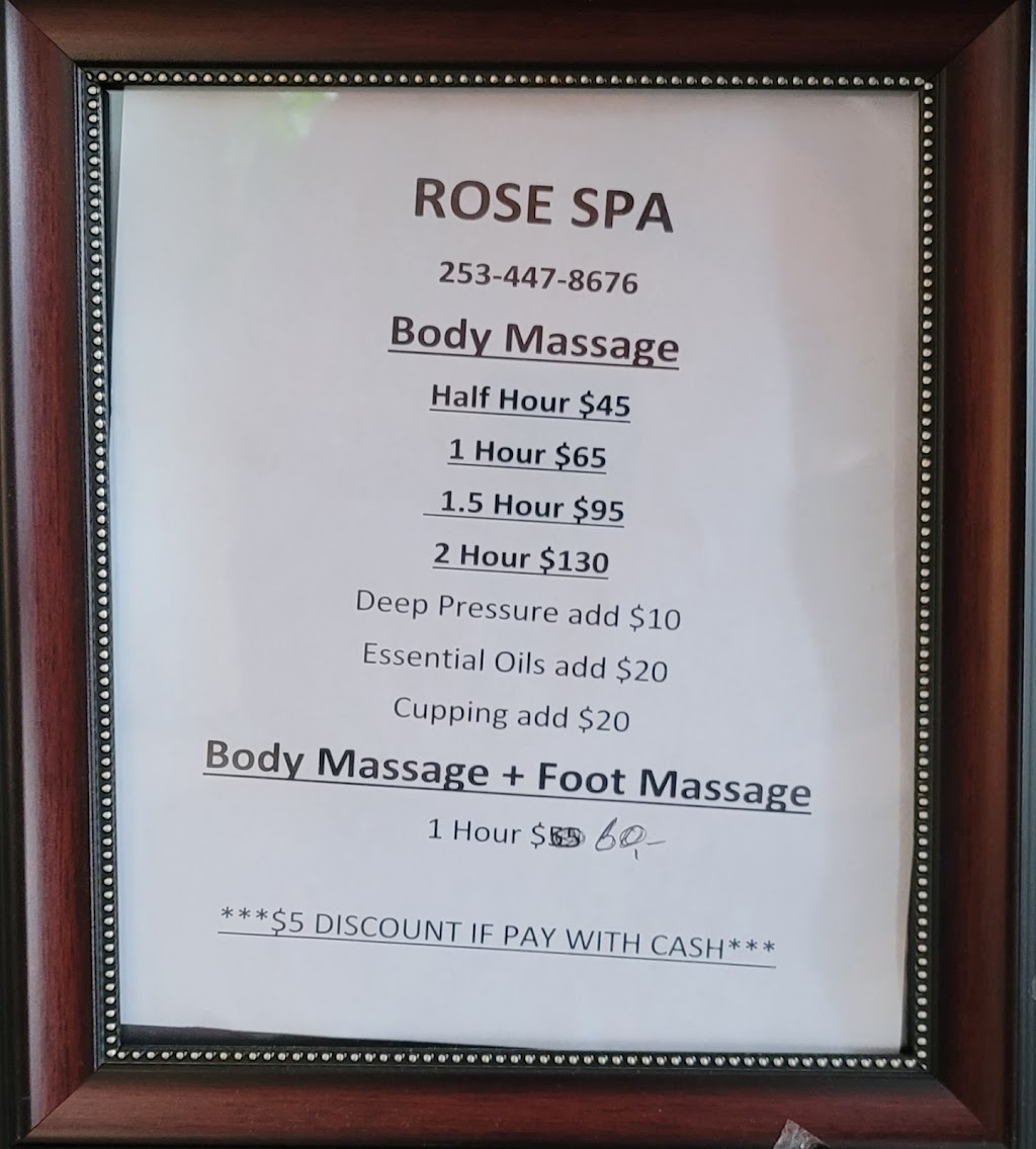 Rose spa | Asian Massage Bonney lake | 20631 WA-410 E, #302, Bonney Lake, WA 98391, USA | Phone: (253) 447-8676