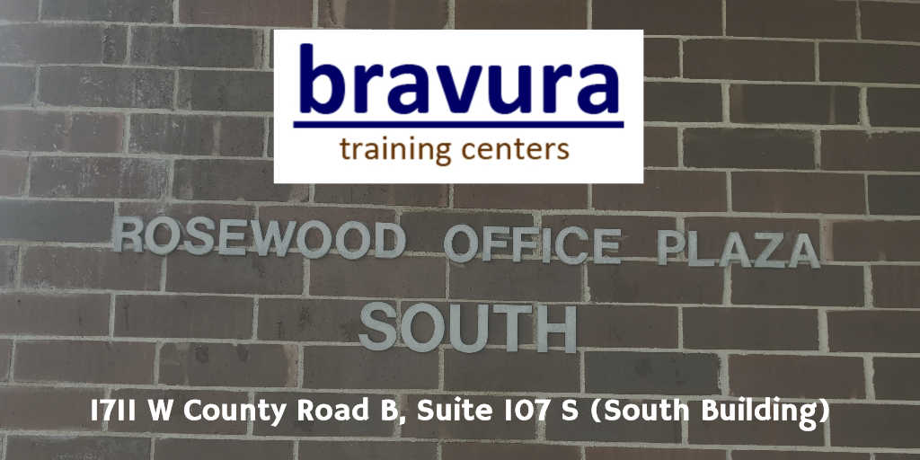 Bravura Training | 1711 County B Rd W suite 107 s, Roseville, MN 55113, USA | Phone: (952) 314-9526