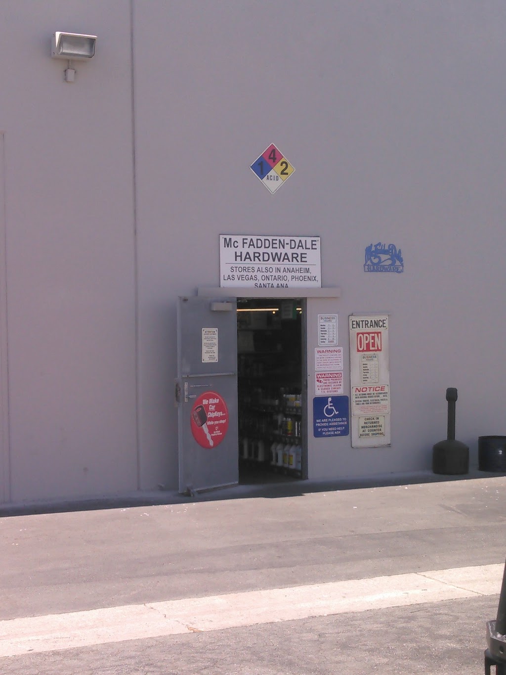 McFadden-Dale Hardware | 129 N Maple St, Corona, CA 92880, USA | Phone: (951) 734-3620