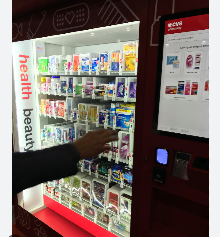 CVS Pharmacy Vending Machine | 1 CVS Dr, Woonsocket, RI 02895, USA | Phone: (800) 746-7287