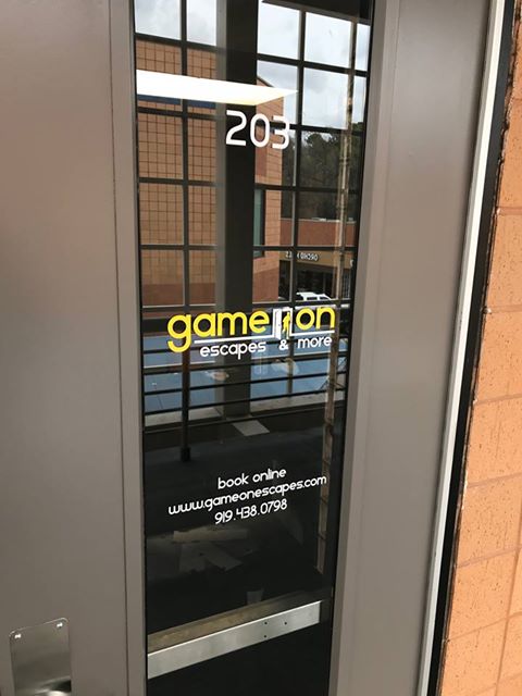 Game On Escapes & More | 107 Edinburgh S Dr suite 203, Cary, NC 27511, USA | Phone: (919) 438-0798