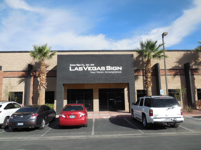 Jones Sign Company | 5860 La Costa Canyon Ct Suite 200, Las Vegas, NV 89139, USA | Phone: (800) 536-7446