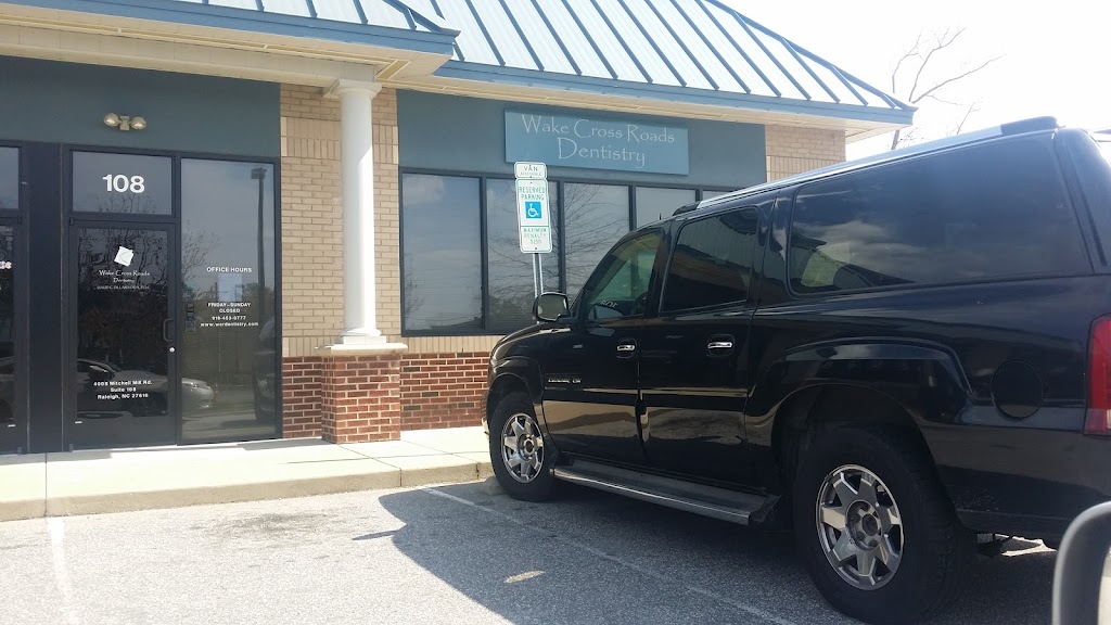 Wake Crossroads Dentistry | 4008 Mitchell Mill Rd, Raleigh, NC 27616, USA | Phone: (919) 453-0777