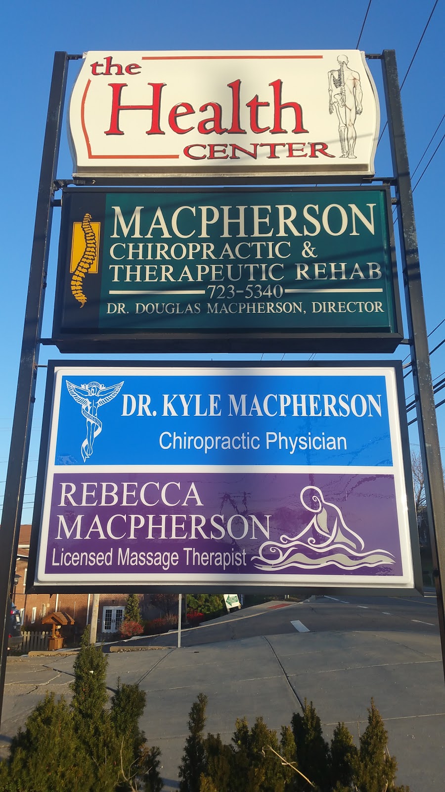 The Health Center - MacPherson Chiropractic & Therapeutic Rehab | 2423 Pennsylvania Ave, Weirton, WV 26062, USA | Phone: (304) 723-5340