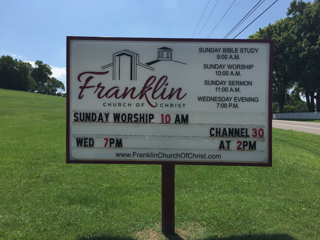 Franklin Church of Christ | 324 Franklin Rd, Franklin, TN 37069, USA | Phone: (615) 794-2359
