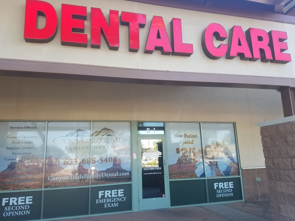Canyon Trails Family Dental | 500 N Estrella Pkwy Ste B-1, Goodyear, AZ 85338, USA | Phone: (623) 688-5408