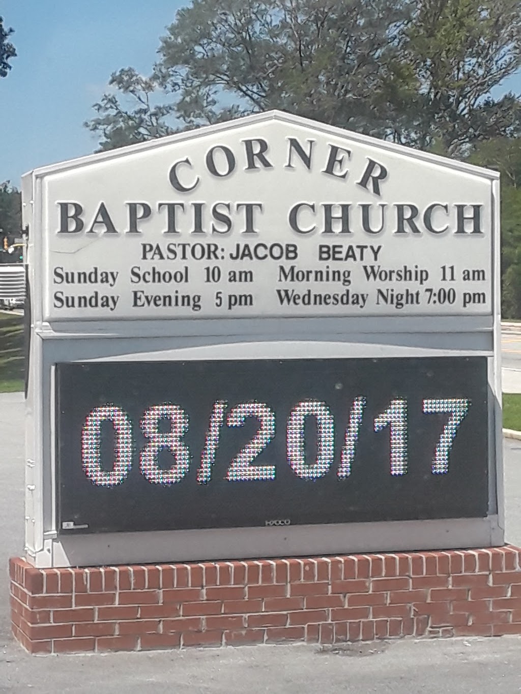 Corner Baptist Church | 5165 Macland Rd, Powder Springs, GA 30127, USA | Phone: (678) 695-3348