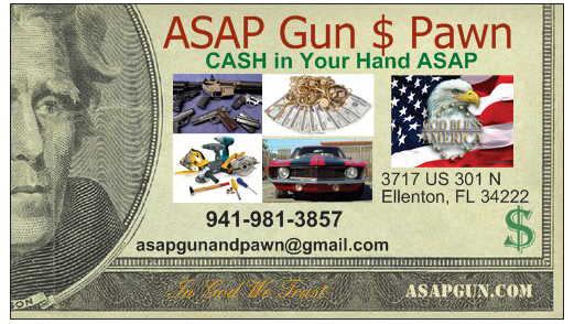 ASAP Gun $ Pawn | 3717 US 301 N, Ellenton, FL 34222, USA | Phone: (941) 981-3857