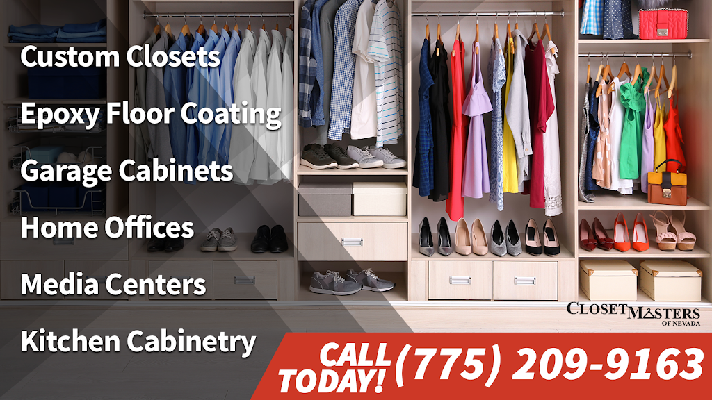 Closet Masters of Nevada | 25 Cygnet Dr, Mound House, NV 89706, USA | Phone: (775) 209-9163