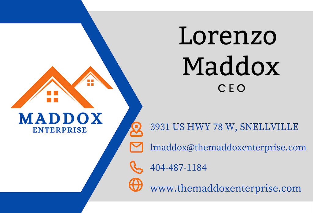 The Maddox Enterprise | 3931 US Highway 78 W Suite B, 200, Snellville, GA 30039, USA | Phone: (404) 487-1184
