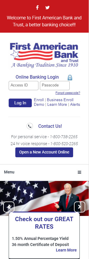 First American Bank and Trust | 2785 LA-20, Vacherie, LA 70090, USA | Phone: (225) 265-2265