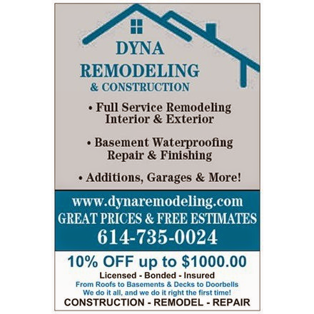 Dyna Remodeling LLC - roofing contractor  | Photo 9 of 10 | Address: 1868 Wind River Dr, Lancaster, OH 43130, USA | Phone: (614) 735-0024