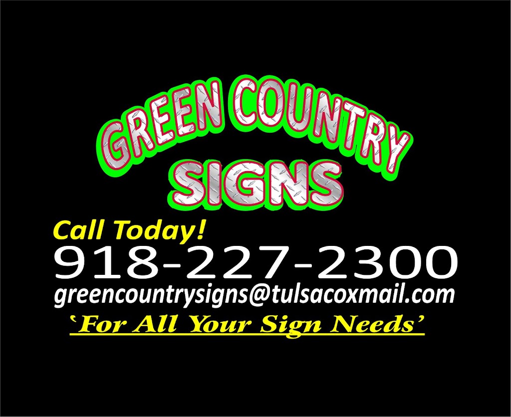 Green Country Signs | 607 W 19th St S, Claremore, OK 74019, USA | Phone: (918) 227-2300