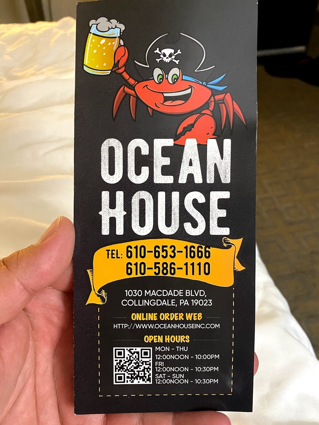 Ocean House | 1030 MacDade Blvd, Collingdale, PA 19023, USA | Phone: (610) 653-1666