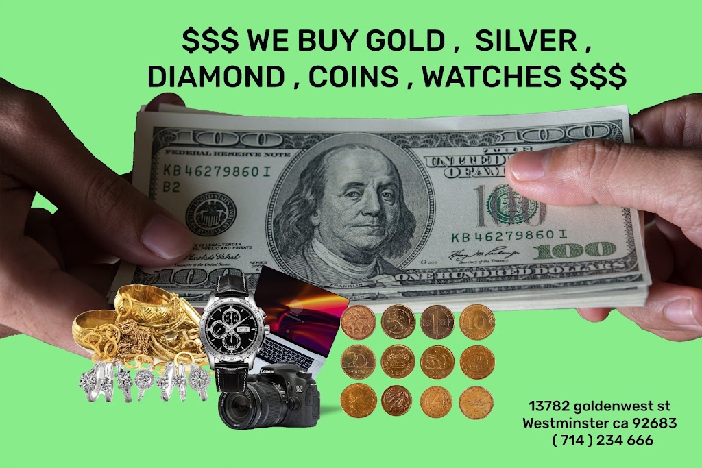 CASH FOR GOLD SILVER AND GIFT CARDS . | 13782 Goldenwest St, Westminster, CA 92683, USA | Phone: (714) 234-6666