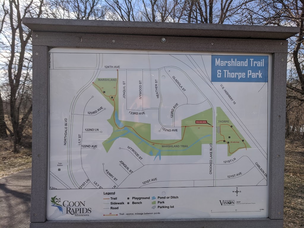 Marshland Park & Trail | 3121 Northdale Blvd NW, Coon Rapids, MN 55433 | Phone: (763) 755-2880