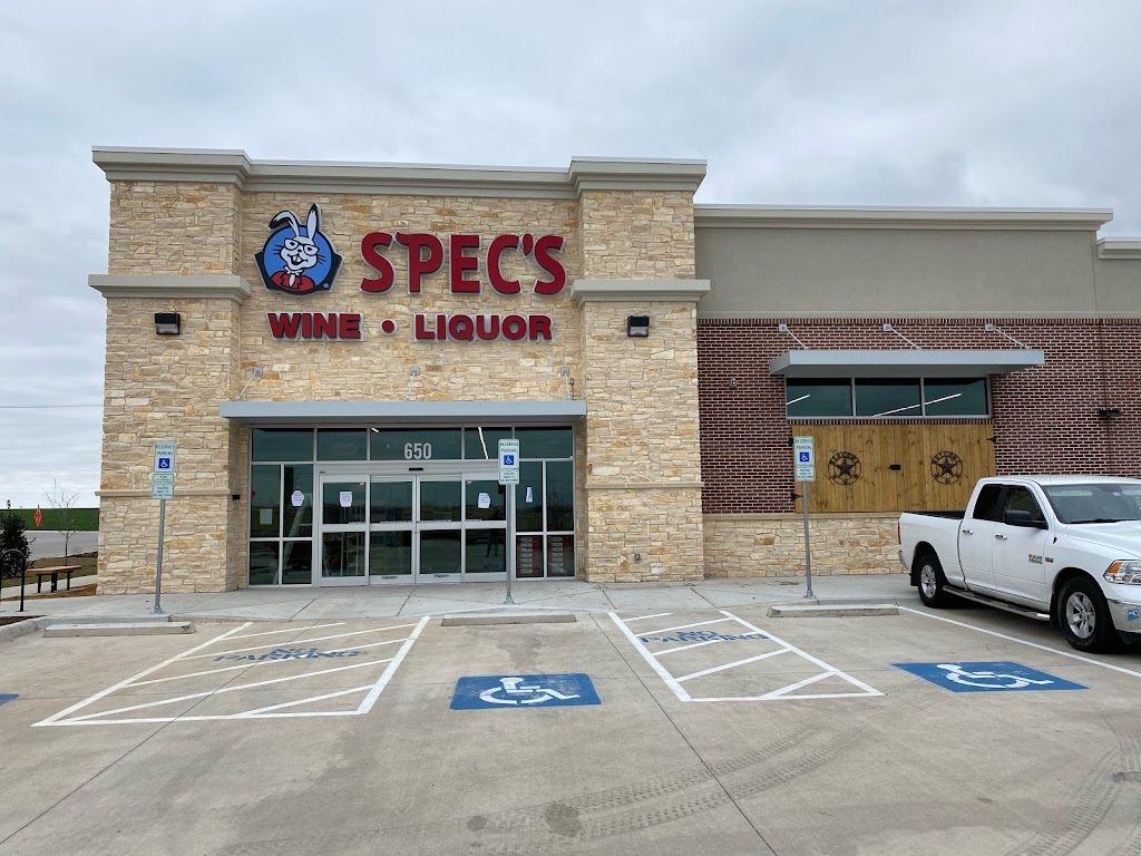 Specs Wines, Spirits & Finer Foods | 650 S William E Crawford Ave, Fate, TX 75189, USA | Phone: (972) 722-7576