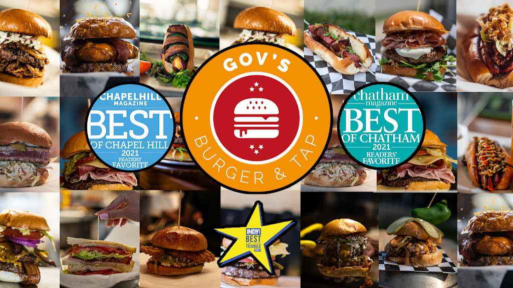 Govs Burger & Tap | 50050 Governors Dr, Chapel Hill, NC 27517, USA | Phone: (919) 240-5050