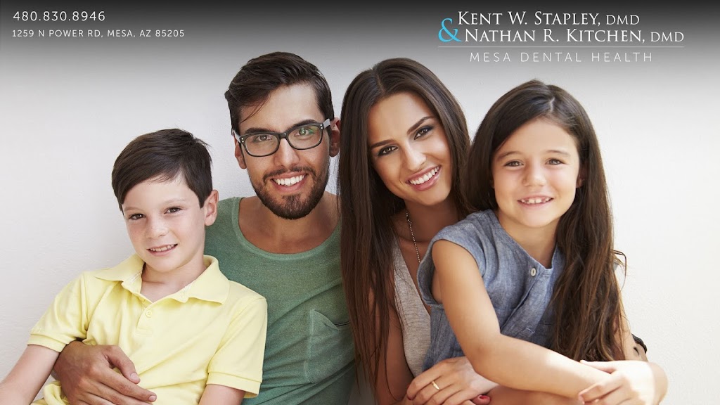 Dr. Kent Stapley & Dr. Nathan Kitchen - Mesa Dental Health | 1259 N Power Rd, Mesa, AZ 85205, USA | Phone: (480) 830-8946