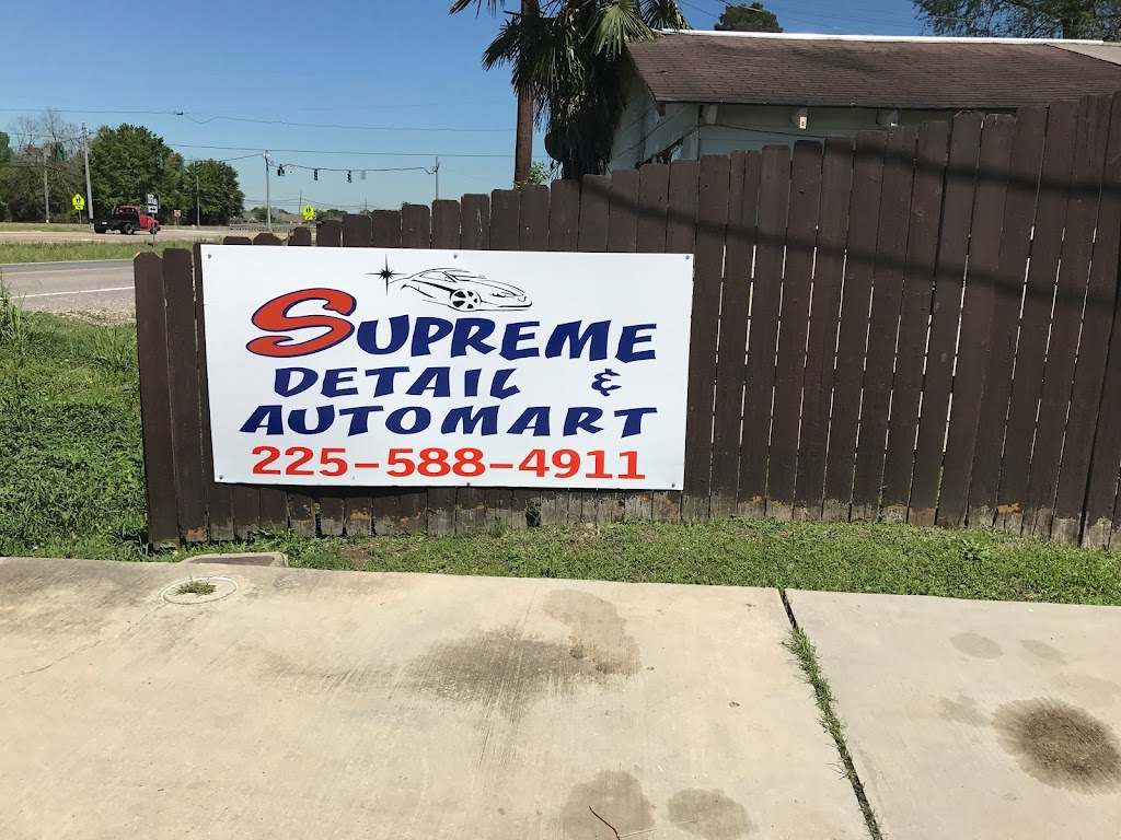 Supreme Detail & Auto Mart LLC | 6243 LA-1 S, Brusly, LA 70719, USA | Phone: (225) 588-4911