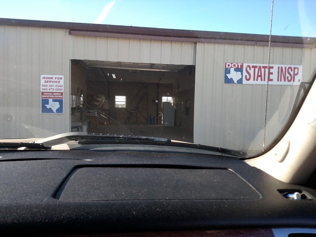 Nicholes TX Vehicle State Inspection | 3562 Sweet Lee Ln, Ponder, TX 76259, USA | Phone: (940) 391-5549