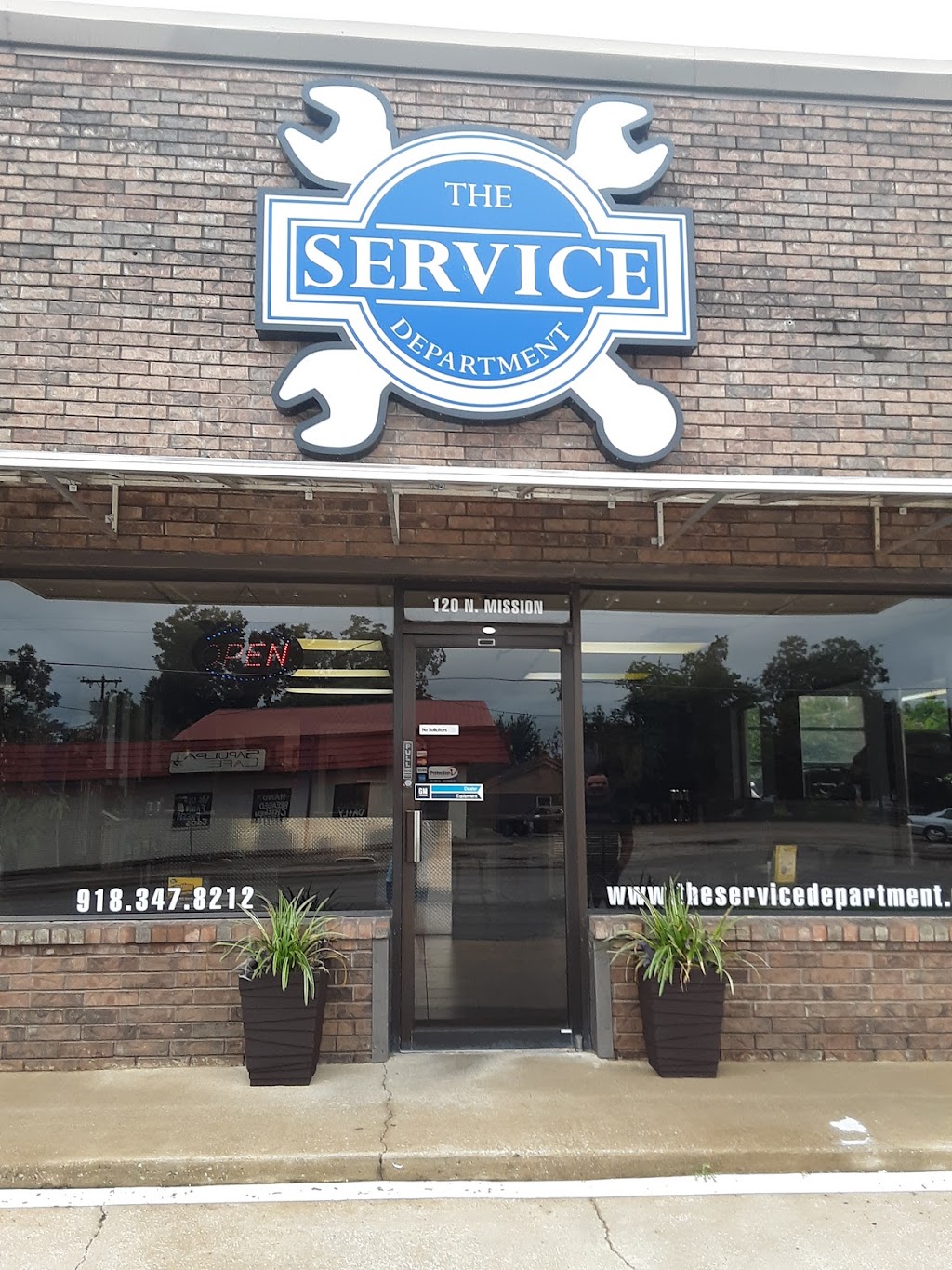 The Service Department | 120 N Mission St, Sapulpa, OK 74066 | Phone: (918) 347-8212