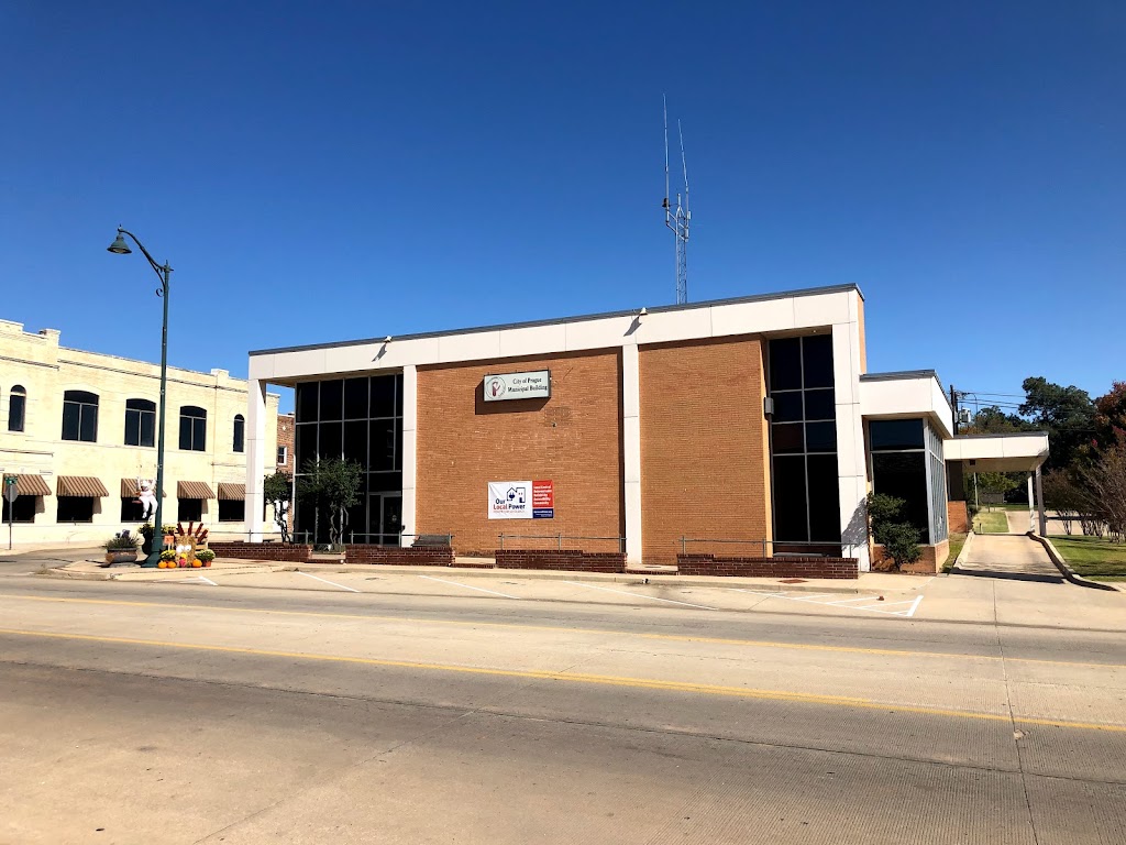 Prague City Hall | 820 Jim Thorpe Blvd, Prague, OK 74864, USA | Phone: (405) 567-2270